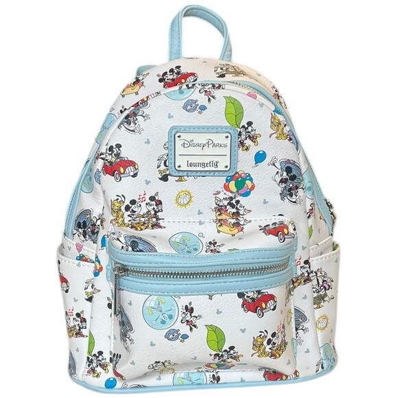 Loungefly Disney Parks Mickey & Friends Print Mini Backpack main image 10